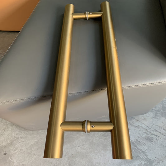 Stainless Steel Glass Door Pull Handle in Gold - OK-313